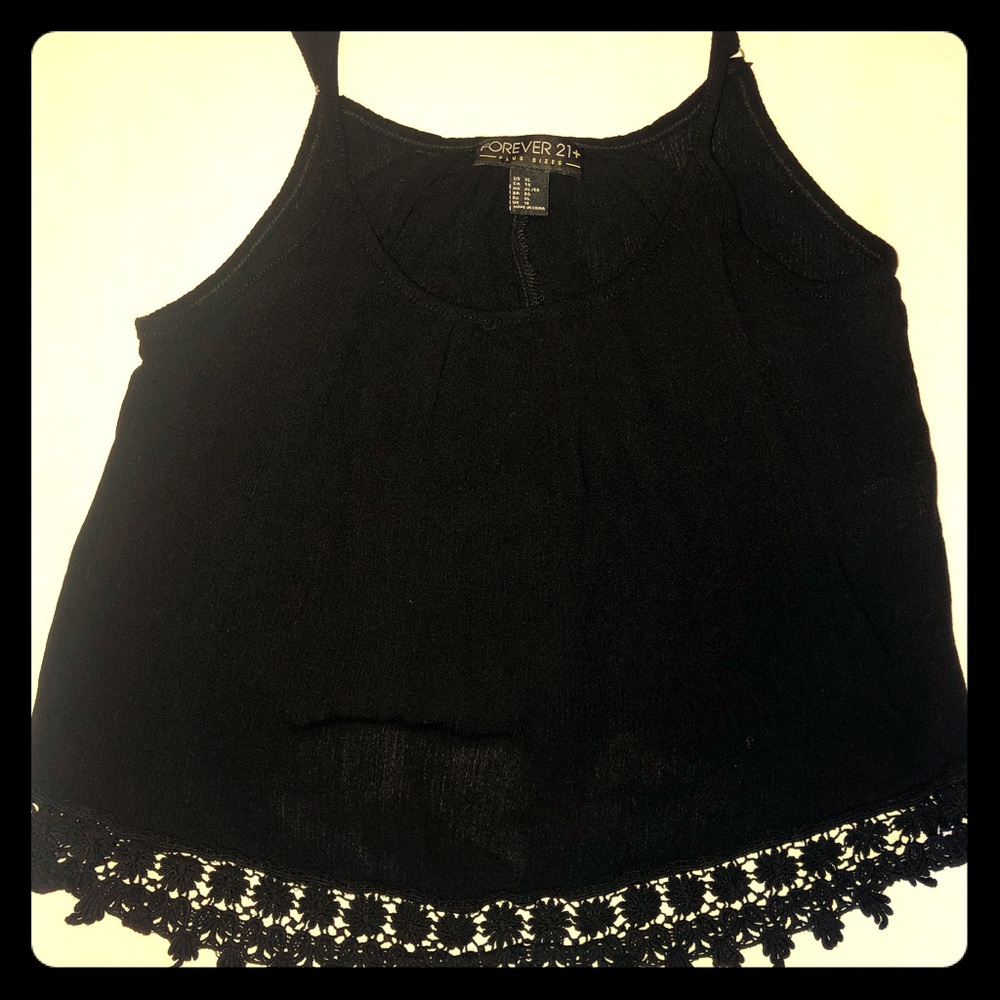 Forever 21+ Flowy Crop Top Tank